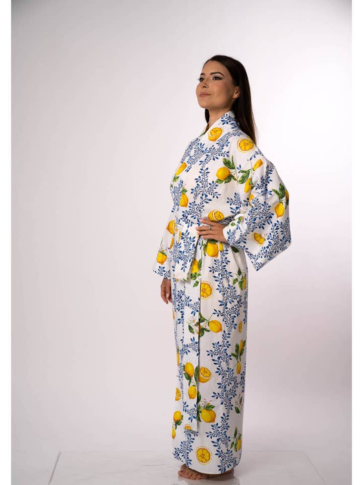 OH KIMONO - Vendita all'ingrosso Kimono - Donna - Oh, Amalfi! Kimono in cotone al limone