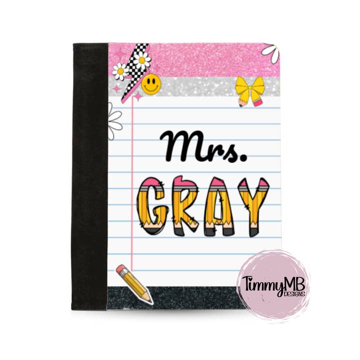 Notebook Page: Glitter Pencil - Custom Notepad Portfolio for wholesale by TimmyMB Designs