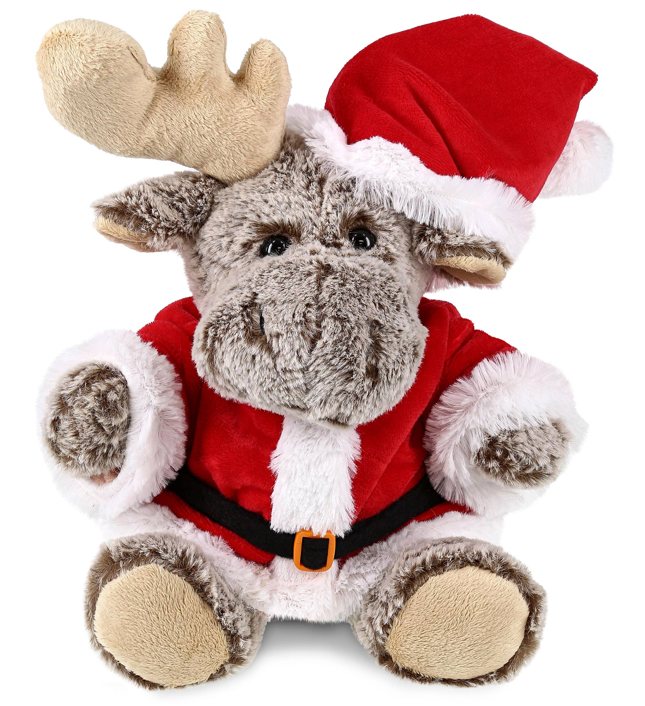 Cota Global - Wholesale Stuffed/Plush Toy - Kids & Baby - Plush Santa - Super-Soft Plush - Sitting Moose