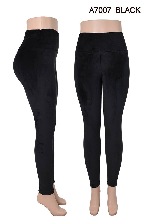 SSImport – wholesale Modeleggings – Dam – A7007 SAMMET LEGGINGS BLANDADE STORLEKAR 12ST 0