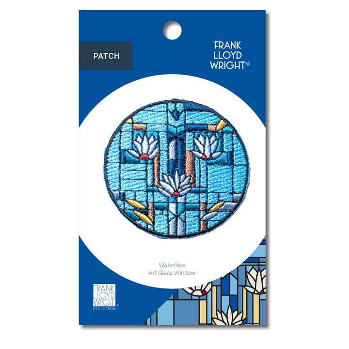 Today is Art Day - Wholesale Patch - Patch - Waterlilies - Frank Lloyd Wright1