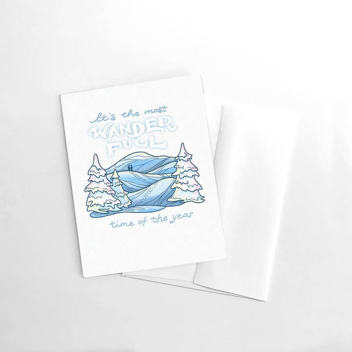 Michele Michael Art - Wholesale Season's Greetings Card - WANDERfull holiday card