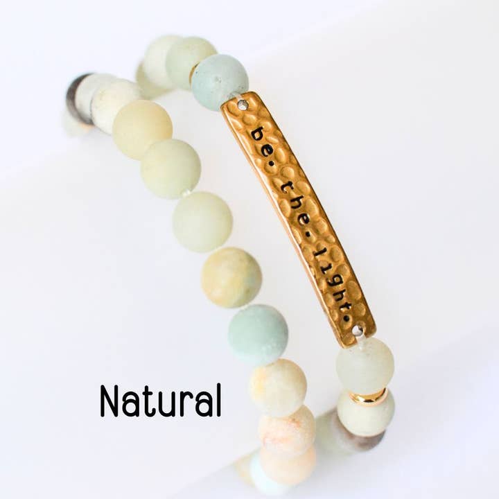 Two and Crew - Faith Based Jewelry & Gifts - Wholesale Beaded Bracelet - Be The Light Bracelet – Christian Stone Jewelry, faith gift1