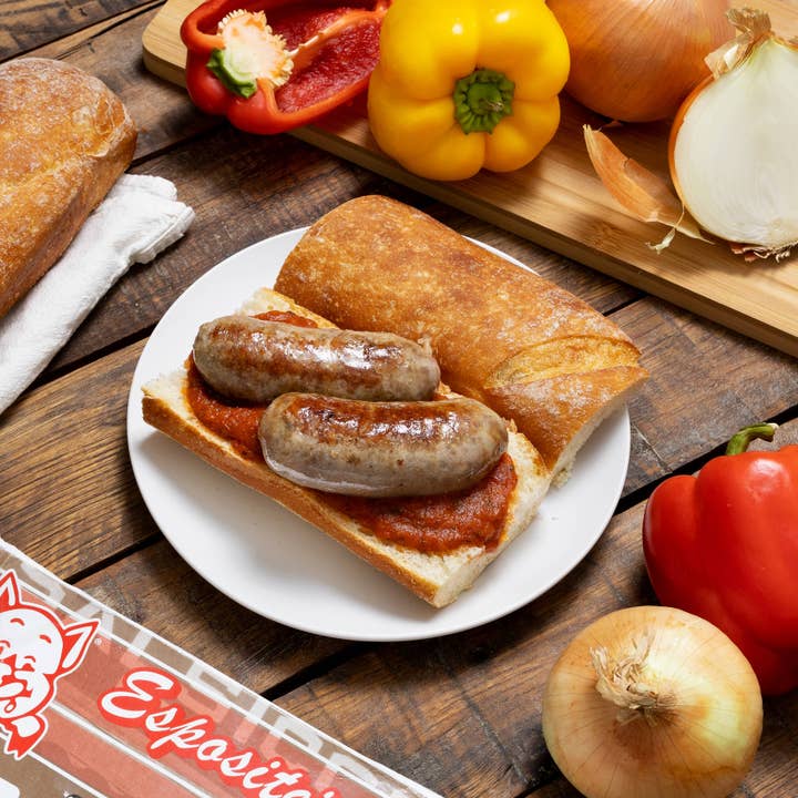 Esposito's Sausage - Wholesale Sausage - 5lb Italian Sausage Stuffed with Peppers & Onions