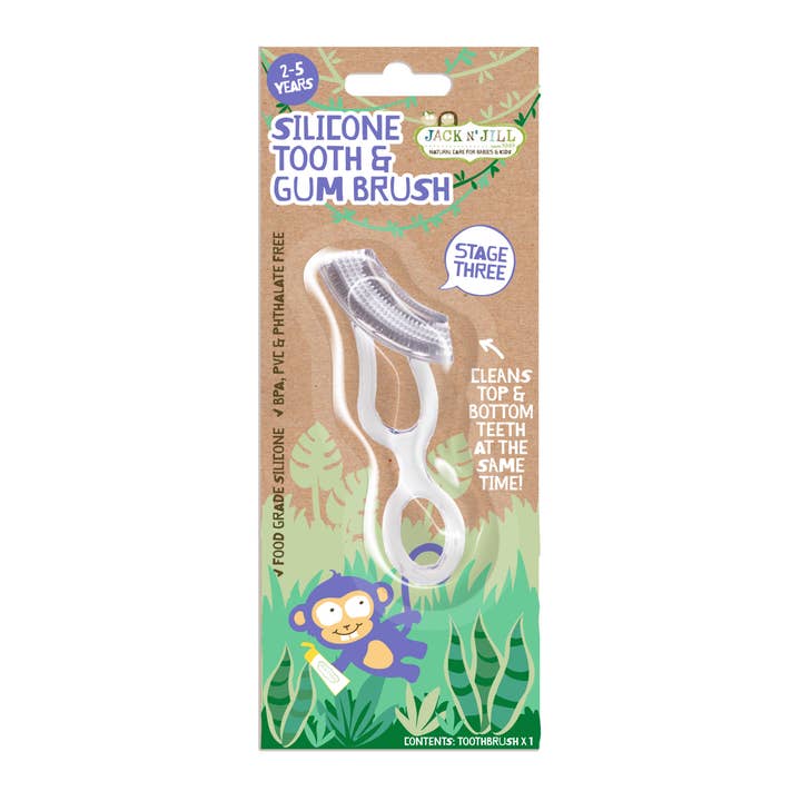 Jack N' Jill Kids - Wholesale Toothbrush – Kids & Baby - Jack N Jill Silicone Tooth & Gum Brush Stage 3