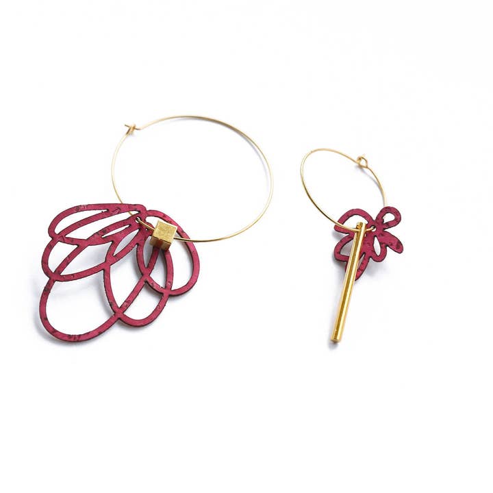 Frida & Diego – Pendientes desparejados para venta al por mayor de Matcha Paris