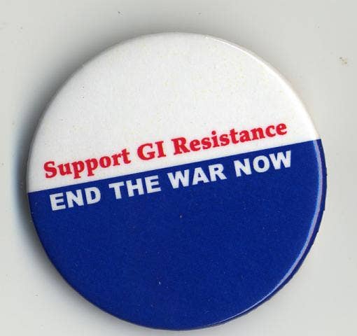 Syracuse Cultural Workers - Wholesale Lapel Pin/Button - Button - Support GI Resistance0