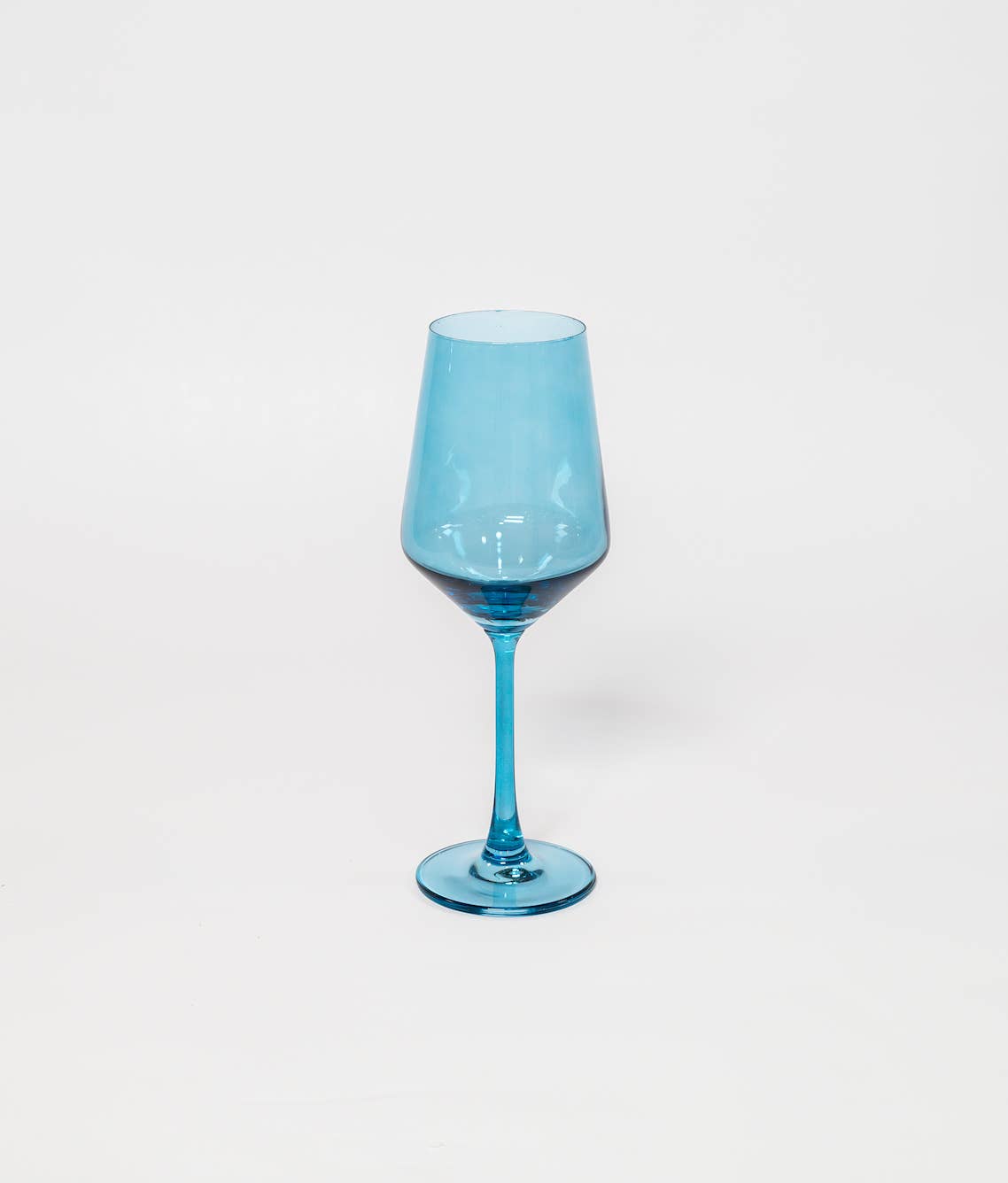 GlassHauseCo - Wholesale Wine Glass - Blue Lagoon - Colored Wine Glass
