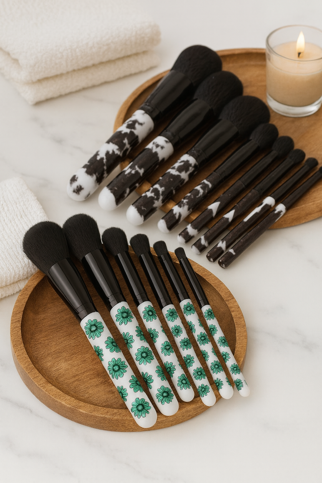 The Bling Barn - Wholesale Makeup Brush Set - Western Glam 10-Piece Makeup Brush Collection2