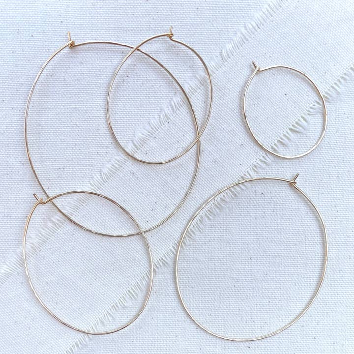 Ovum FACET Hoops för wholesale av Hoops by Pliers & String