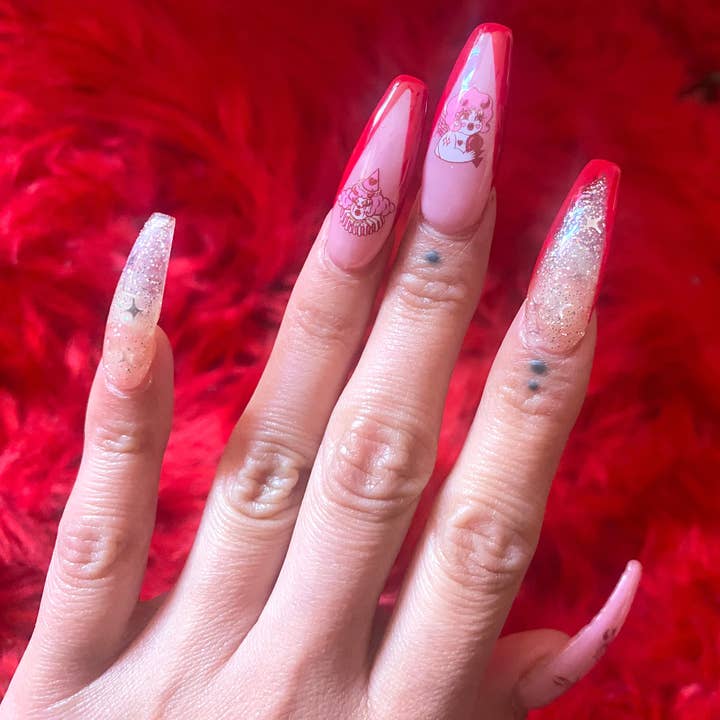 Creepy Gals - Vendita all'ingrosso Nail art/decalcomania unghie - Adesivi per unghie Creepy Gals Lovecore2