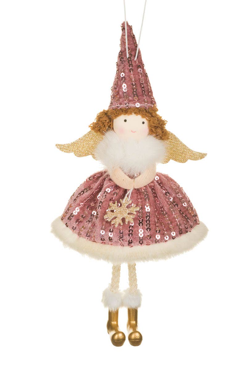 Starlight Collection - Wholesale Ornament - NEW-Pink Fairy Girl Doll