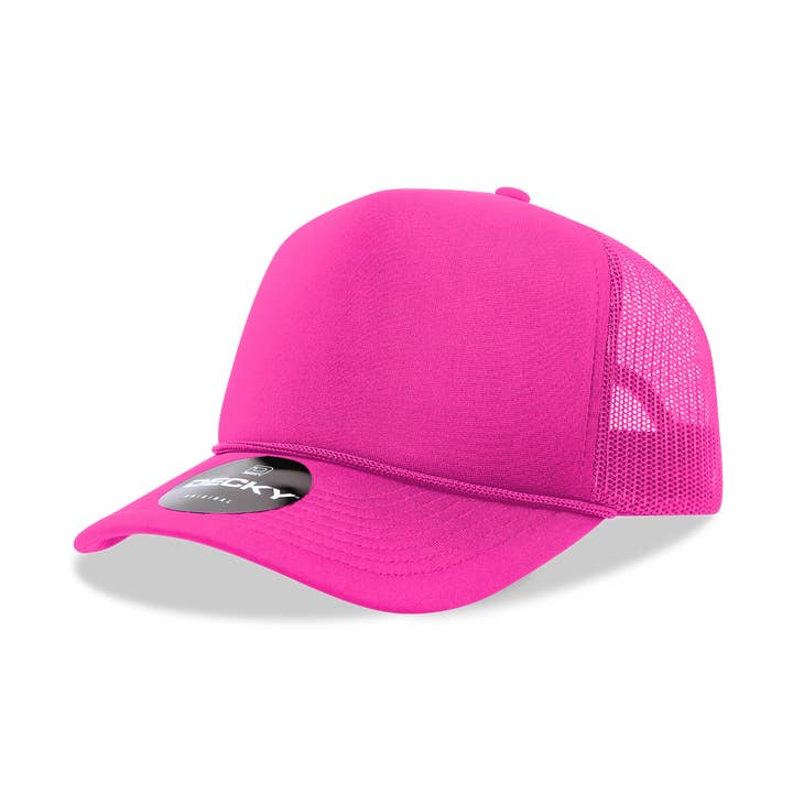 The Park Wholesale - Wholesale Trucker Hat - Unisex - Decky 6025 - Mid Profile, 5 Panel Foam Trucker Hat - 602548