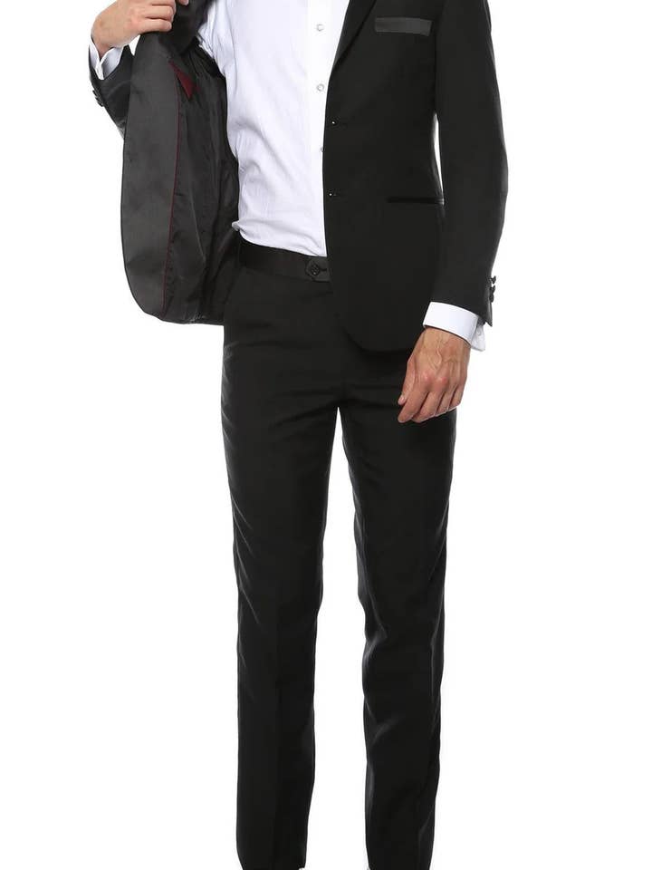 Black Ferrecci - MMTUX Men's Slim Fit 2pc Tuxedo Set for wholesale on Faire