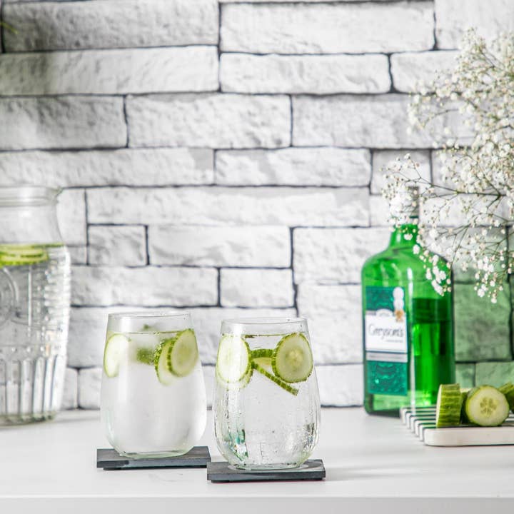 Rinkit Ltd – wholesale Wine glass – 590ml Gaia Extra Large Stemless Wine Glass - By LAV1