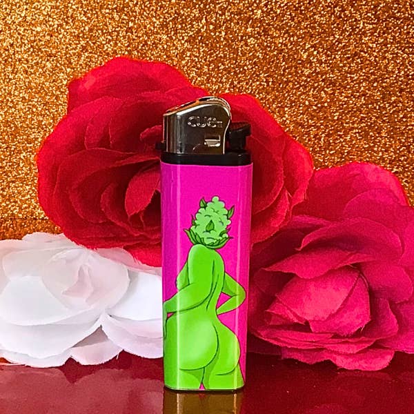 Vivrant Vixen - Wholesale Lighter - Mary Jane Handmade Art Lighter 1