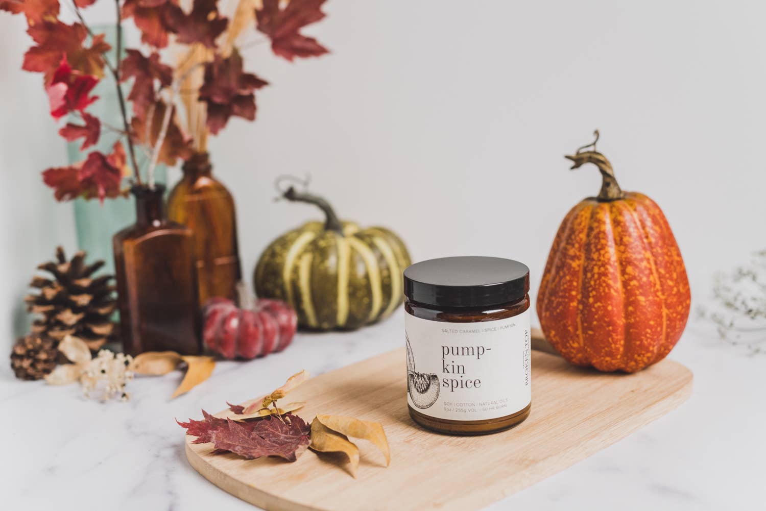 Broken Top Brands - Wholesale Jar/Filled Candle - Pumpkin Spice 9oz Soy Candle1