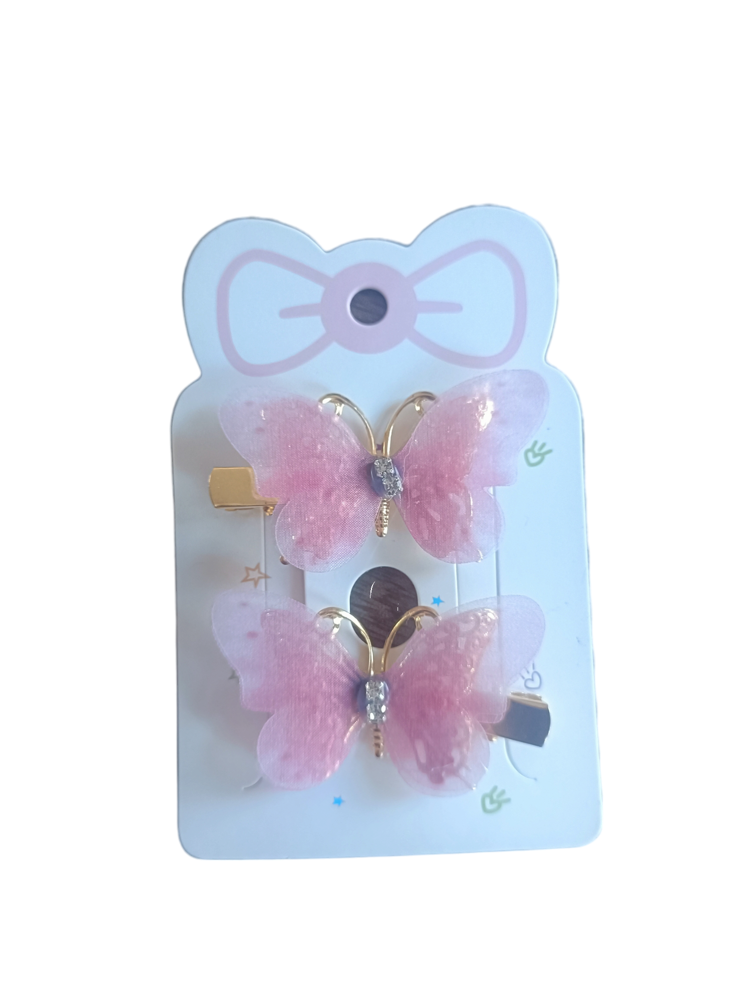 Kids4trendy – wholesale Hårklämma - Barn – Set med fjärilsglitter hårspännen3