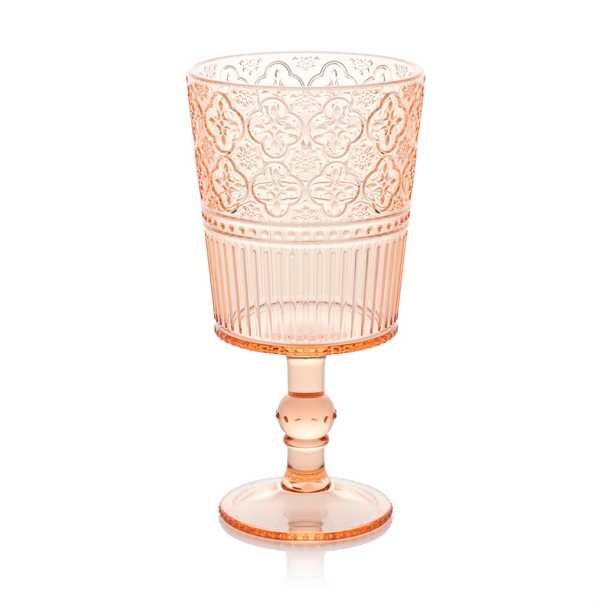 Certified International – wholesale Drinking glass/cup – Victoria Blush Acrylic All Purpose Goblet 14 oz.1