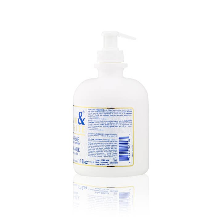 Mitchell Brands - Wholesale Body Cream/Lotion - Fair & White Original Cream-Milk (with pump) 500ml