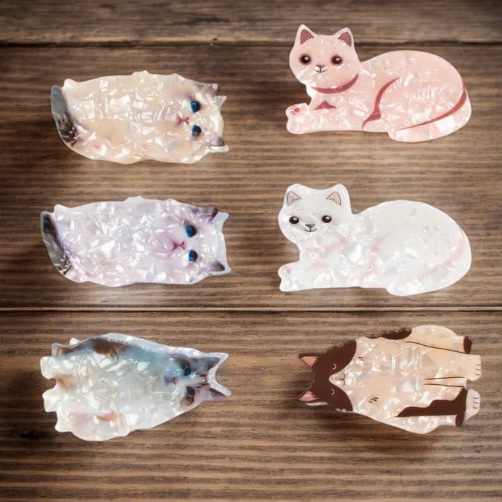 Cute Cat Hair Claw Clip for Women, Cartoon Style_CWAHA0689 for wholesale by ACCITY