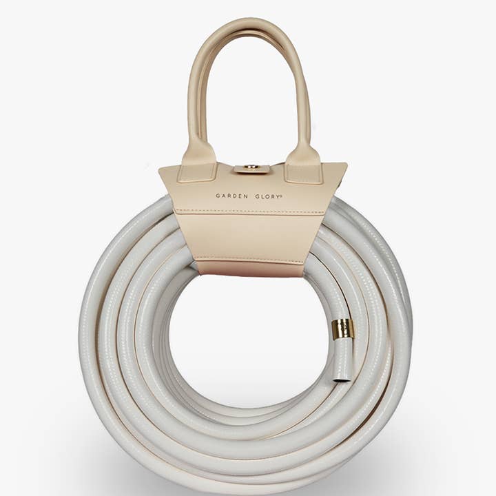 Garden Glory - Vente Outil de jardinage - Tuyau d'arrosage White Snake couleur coquille d'œuf