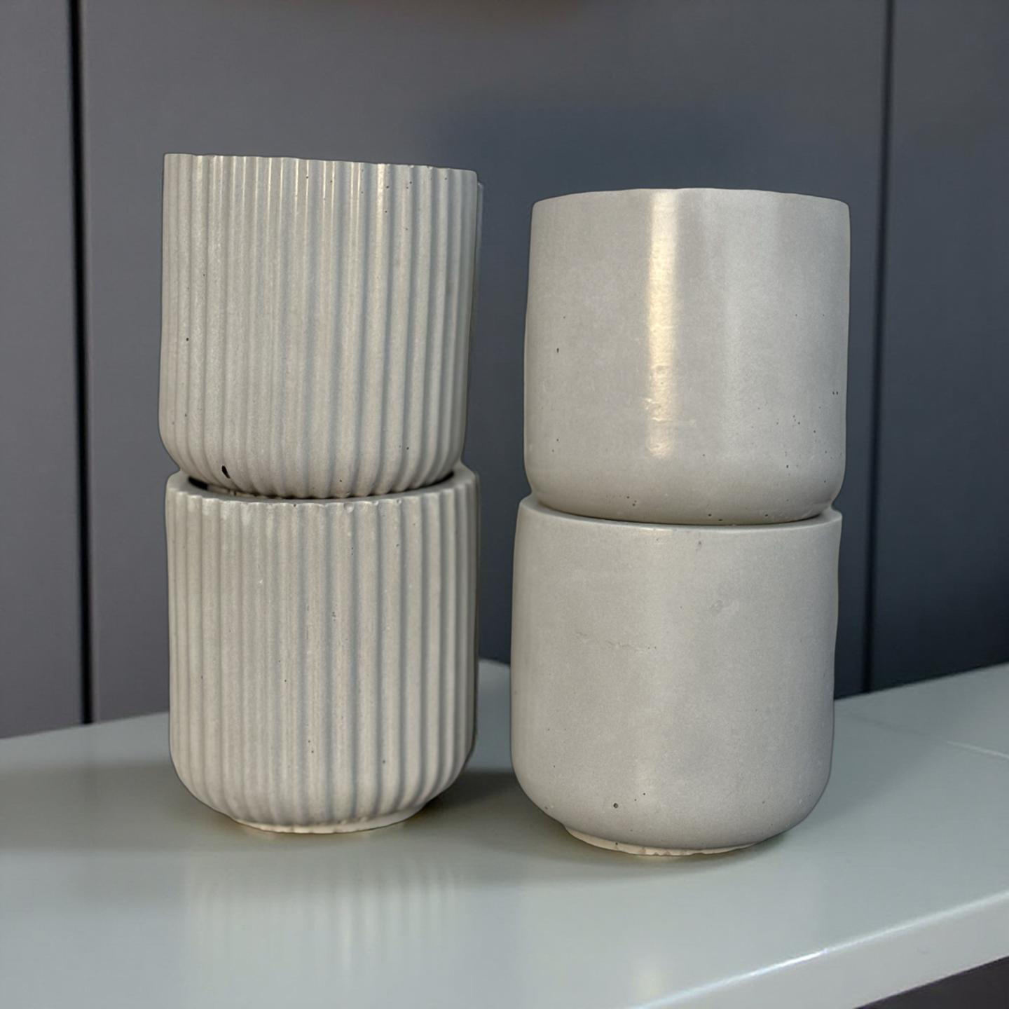 Colourfuljoy Designs - Wholesale Jar/Filled Candle - Candle empty jars/ Cement vessels/ Empty candle container 0