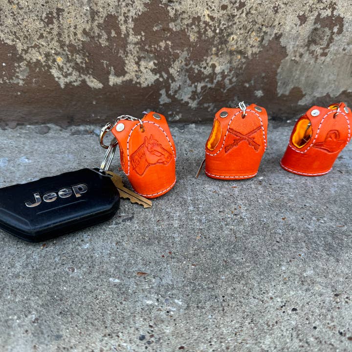 Western Linens - Vente Porte-clés – unisexe - Porte-clés gilet en cuir western 2