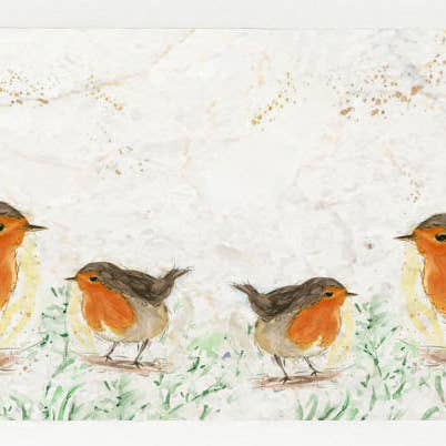 Grande Tábua de Partilha - Família Robin por atacado de Country Creation