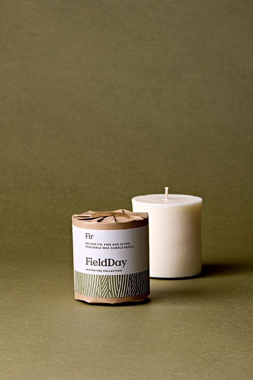 FieldDay Ireland – wholesale Jar/filled candle – Christmas Fir Eco-Friendly Candle Refill0