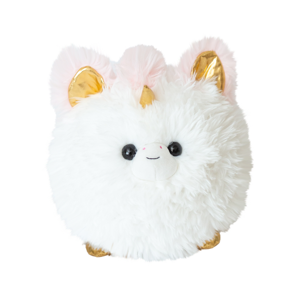 Beverly Hills Teddy Bear Company - Wholesale Stuffed/plush toy – Kids & baby - Soft Fluff Ball Fluffees Unicorn Plushie2