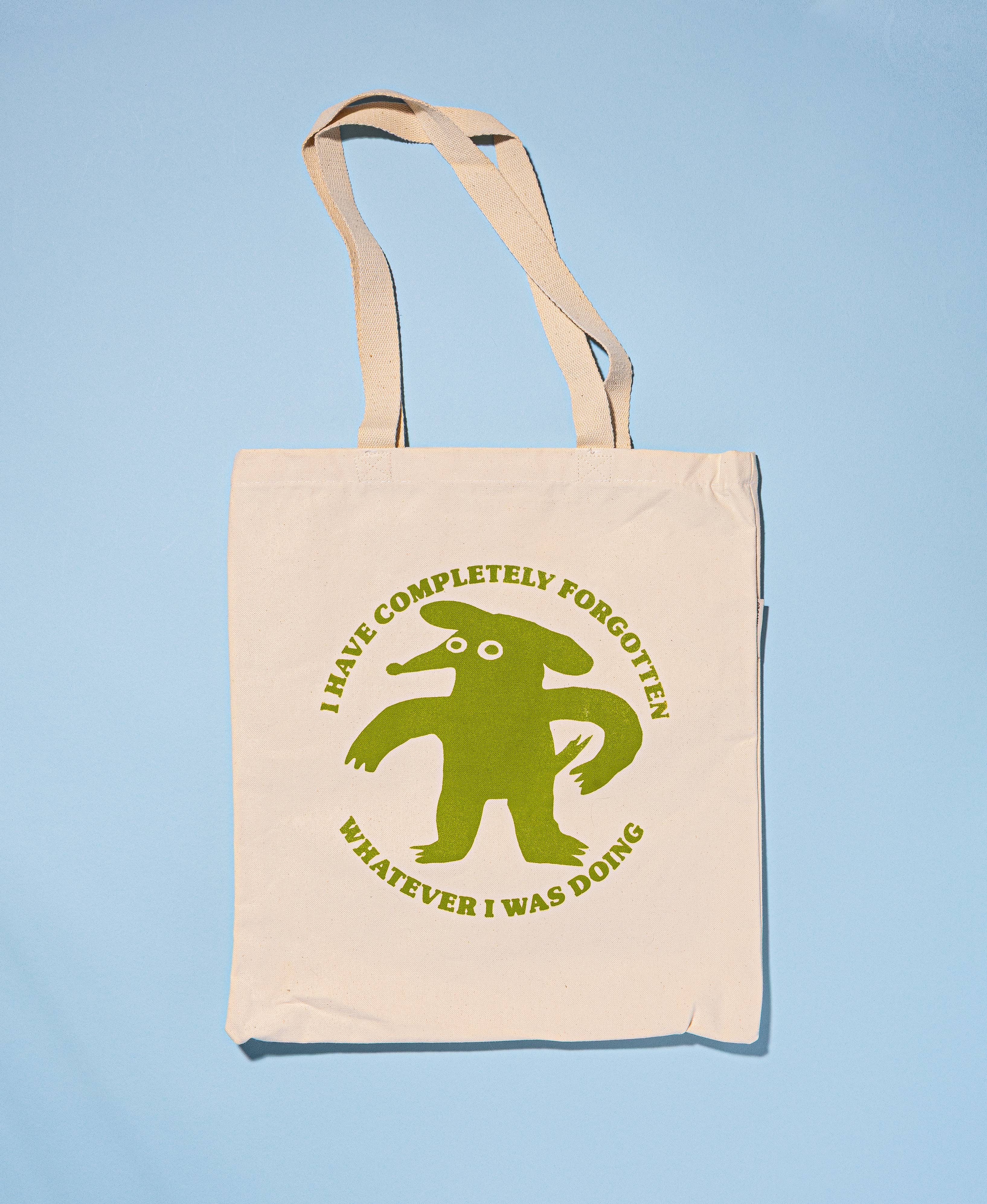 Swamp Chartreuse Natural Completely Forgotten Tote for wholesale on Faire1