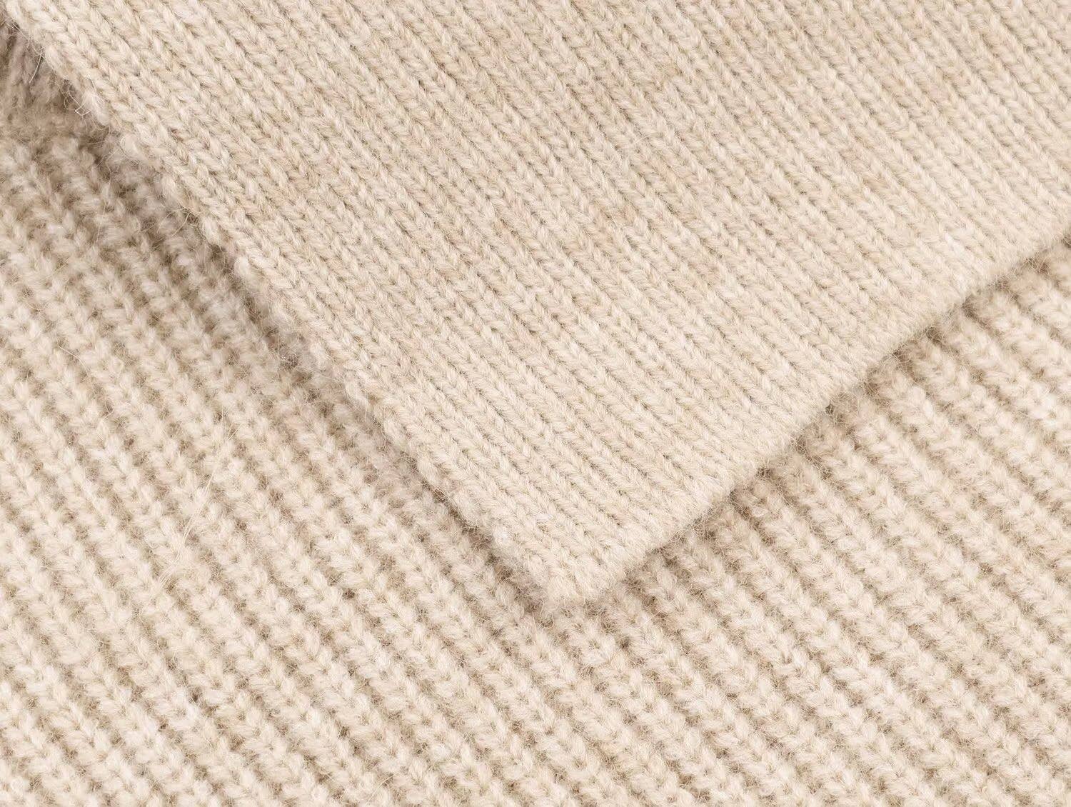 Svelte Seduction - Wholesale Knitted jumper – Women′s - Irregular Asymmetric Turtleneck Long Sleeved Sweater Women Winter Furry Stitching Loose Sweater Top7