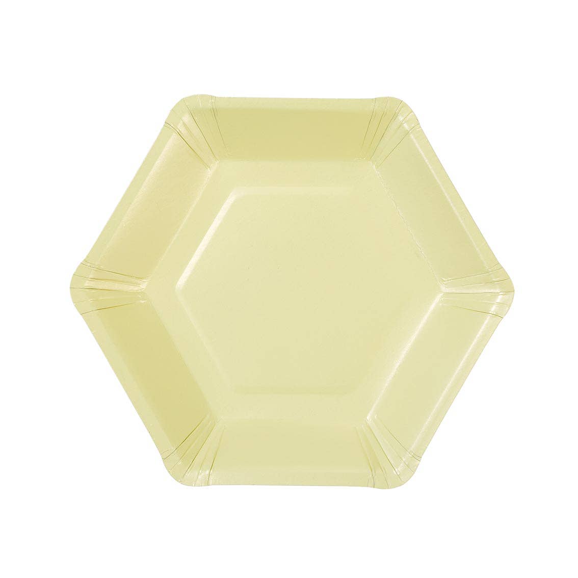 Talking Tables UK – wholesale Disposable plate – Large Hexagonal Pastel Paper Plates - 8 Pack3