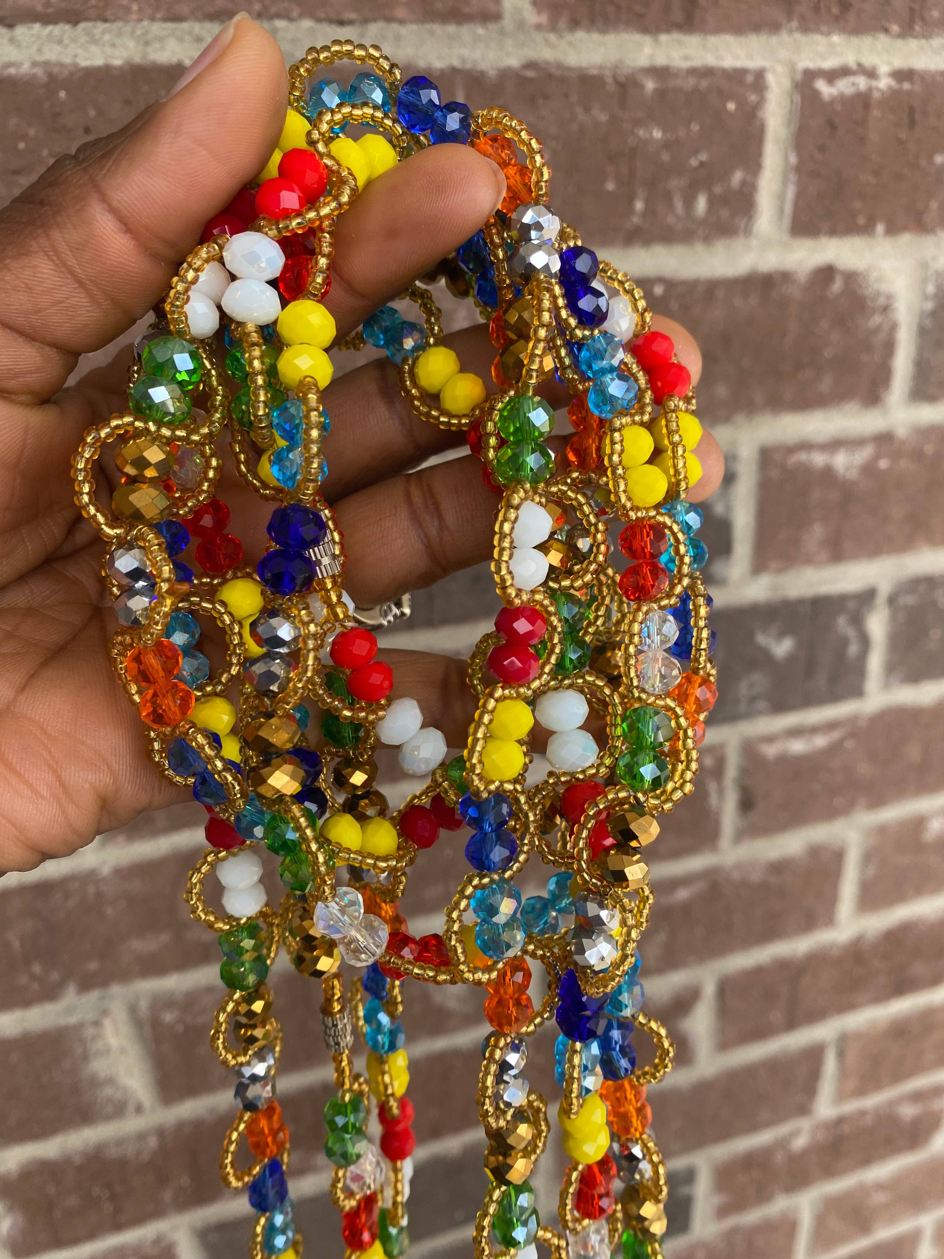 MaddieMayShop – wholesale Beads – Mercy ~ Luxury Crystal Waist Beads/ Clasp only3