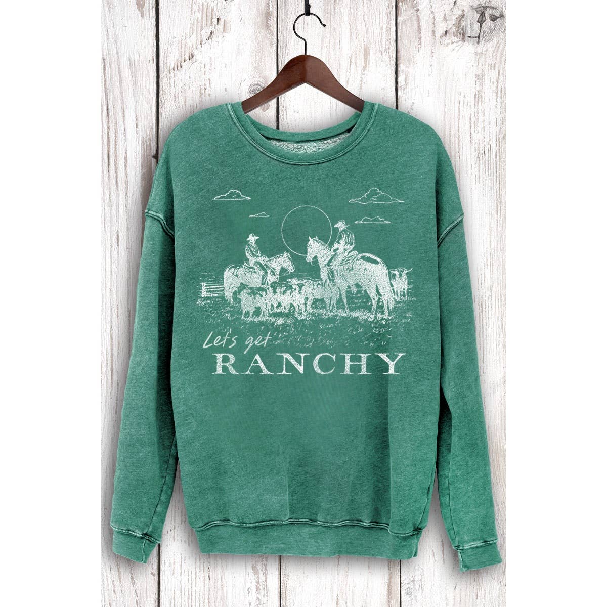 HRTandLUV - Wholesale Sweatshirt - Women's - LET'S GET RANCHY MINERAL SWEATSHIRTS6