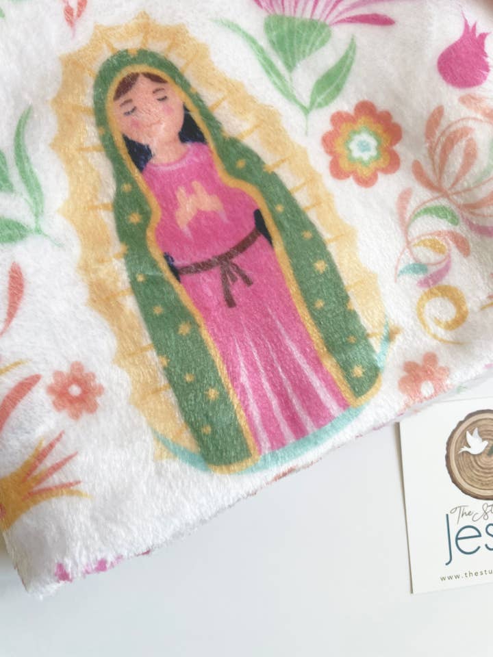 The Stump of Jesse - Wholesale Bedding blanket – Kids & Baby - Our Lady of Guadalupe Minky Blanket5
