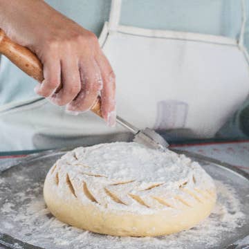 Bospak - Wholesale Kitchen Tool/Gadget - 9" bread Scoring lame for dough slashing with with 5 blades