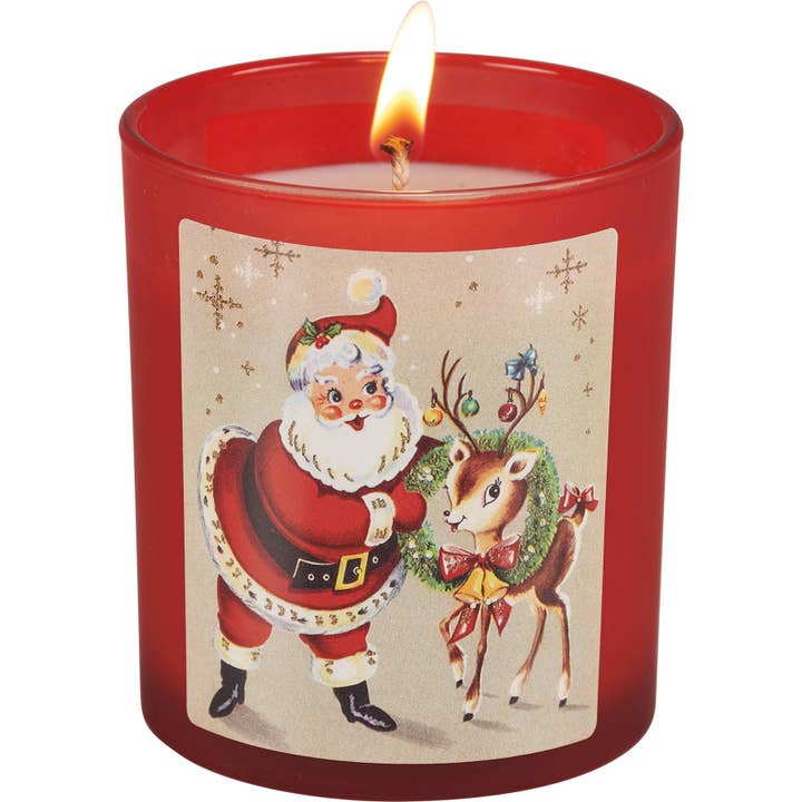 Primitives by Kathy - Wholesale Jar/Filled Candle - Santa's Reindeer Candle Set