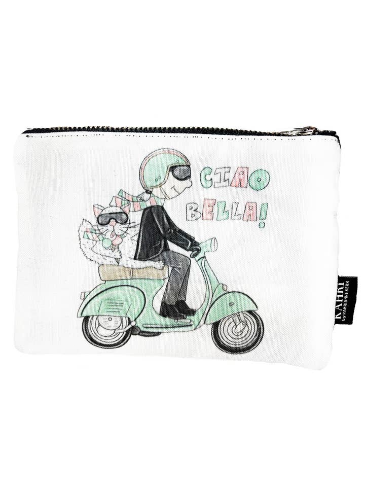 Ciao Bella Coin Purse - Italian Chic Pouch for wholesale by KAHRI