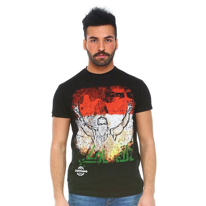 ZOONAMO – wholesale Screen printed t-shirt – Men′s – Iraq shirt classic1