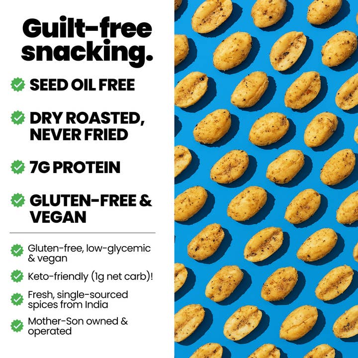 Confusion Snacks - Wholesale Nuts - Salty Roasted Peanuts – Gourmet Holiday Snack 7.0oz1