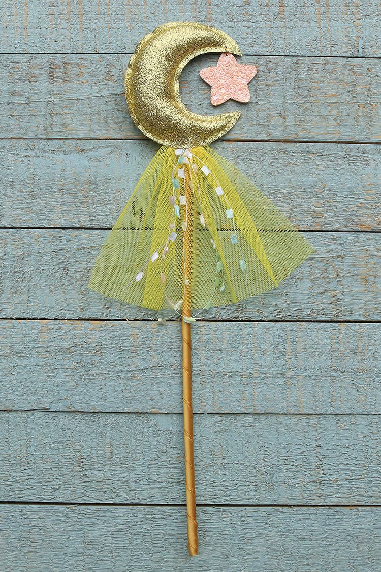 Sparkle Sisters by Couture Clips – Engroshandel Tryllestav - Børn – Månestøvstav med glimmer i guld, pink eller sølv1