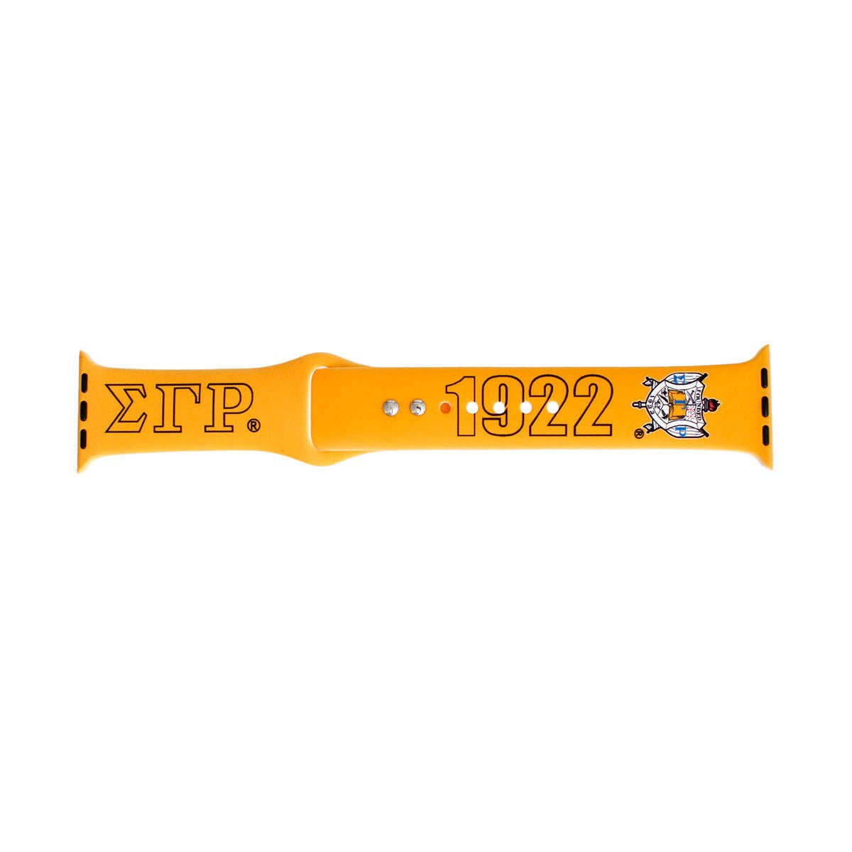 SGRHO Sorority Yellow Blue 1922 Watch Band Strap for wholesale on Faire3