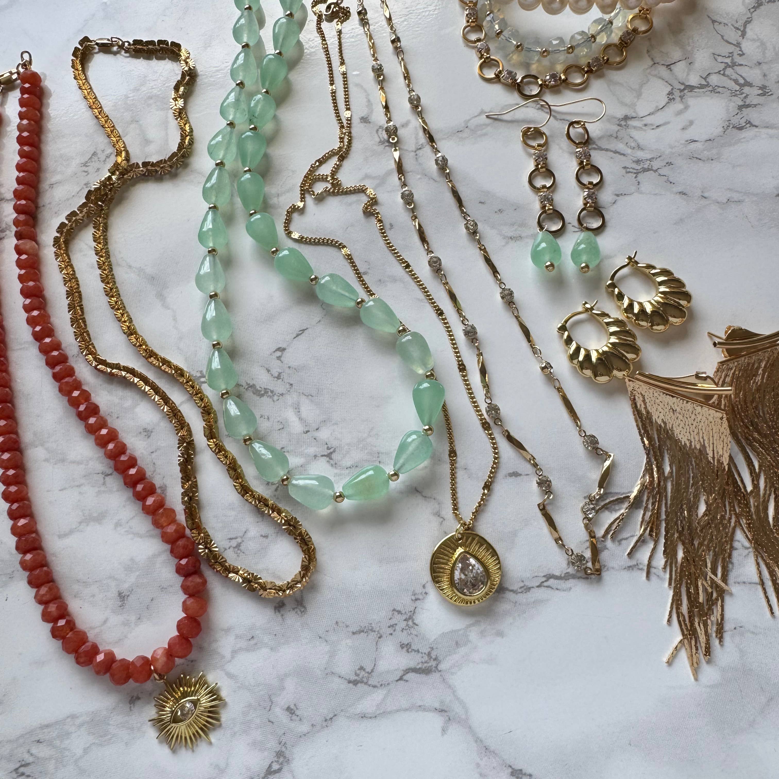 Jessica Matrasko Jewelry – wholesale Beaded bracelet – Opalite Beaded Bracelet2