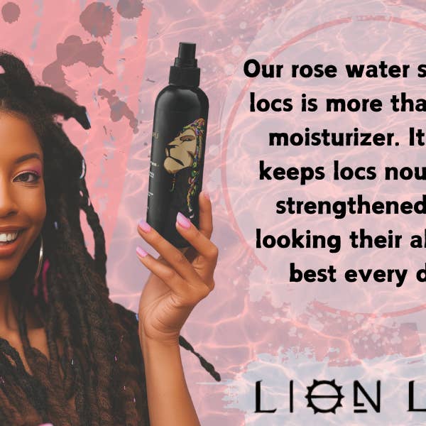 Lion Locs LLC – wholesale Hair oil – Lion Locs Advanced Rosewater - VEGAN