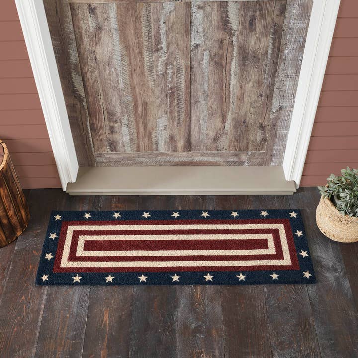 VHC Brands - Wholesale Door Mat - My Country Coir Rug Rect 17x48