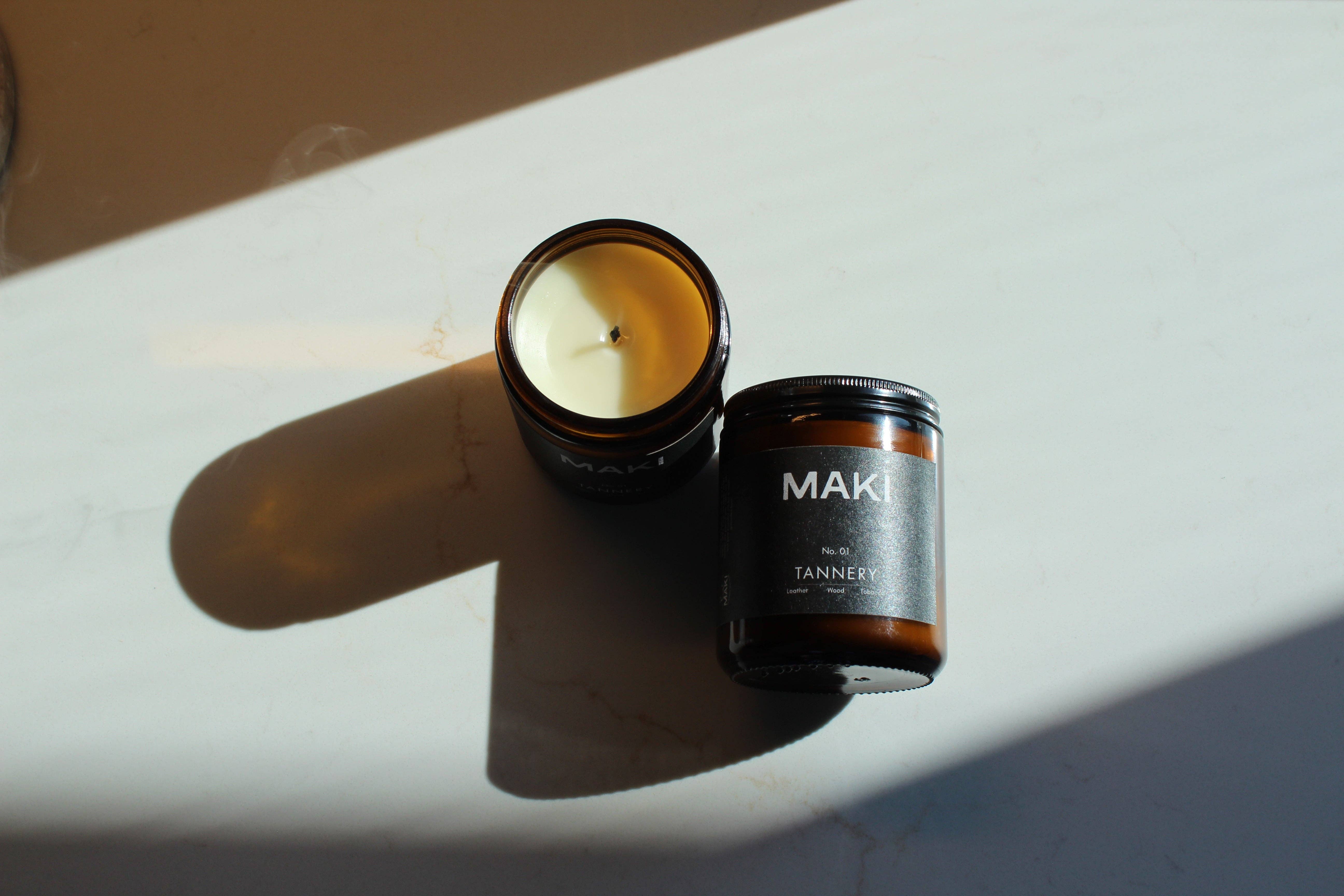 Ware by Maki - Wholesale Jar/Filled Candle - Soy Candle No. 01 - TANNERY4