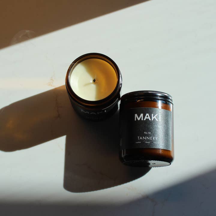 Ware by Maki - Wholesale Jar/Filled Candle - Soy Candle No. 01 - TANNERY4