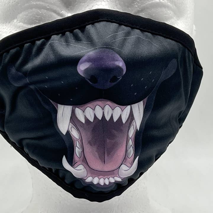 Triclops Rabbit - Wholesale Protective face mask/shield - Wolf Animal Dust Face Mask With Filter Pocket